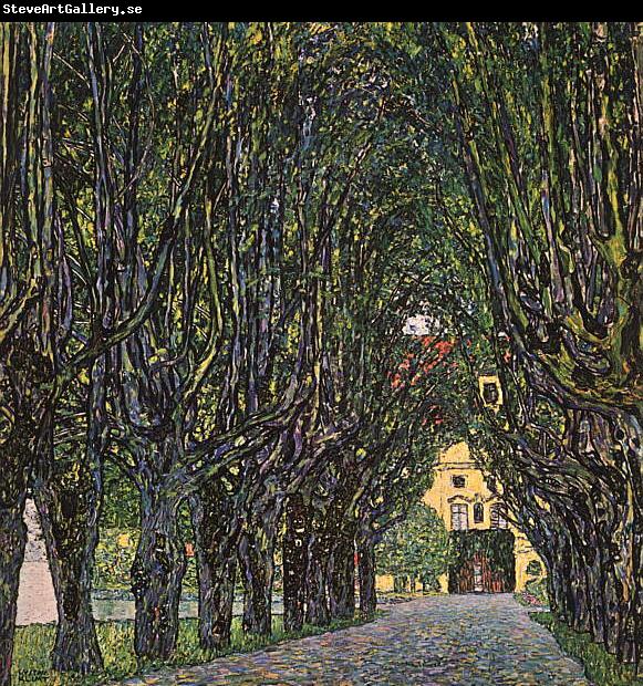 Gustav Klimt Avenue in Schloss Kammer Park